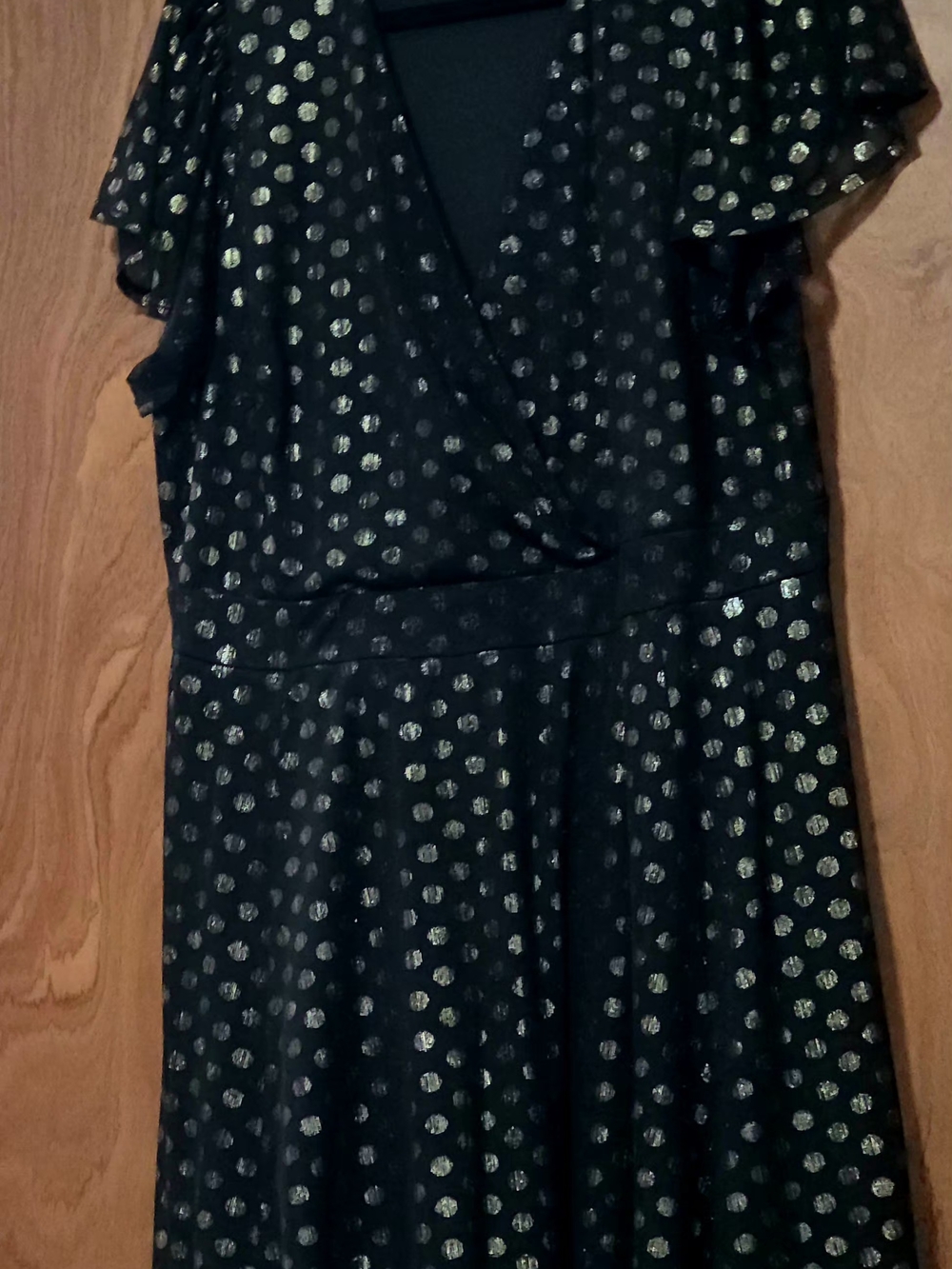 TORRID Black Dress with Gold Dot Print - Elegant Party Dress